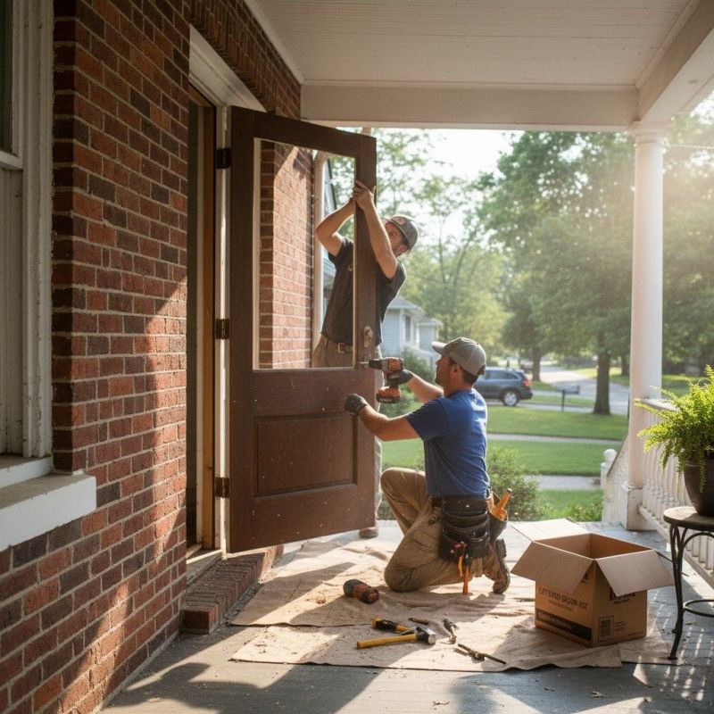 Porch Door Installation